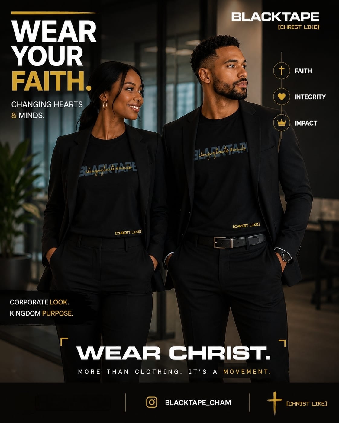 Night Sun - Christ Like Crew Tee